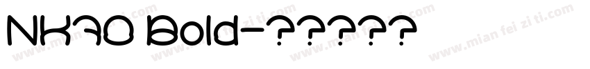 NK70 Bold字体转换